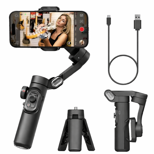Auto-Stabilizing 3-Axis Phone Gimbal